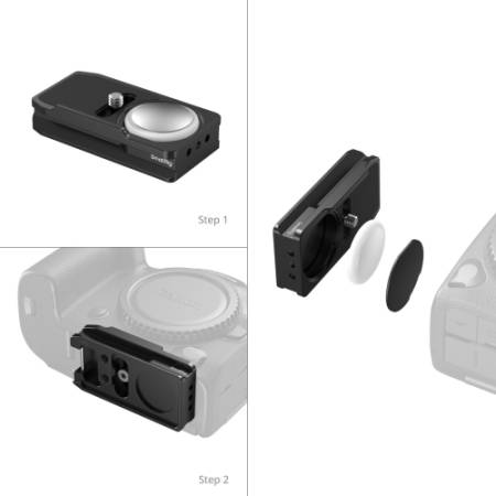 SmallRig MD5424 - płytka montażowa, schowek na Apple AirTag, do Canon